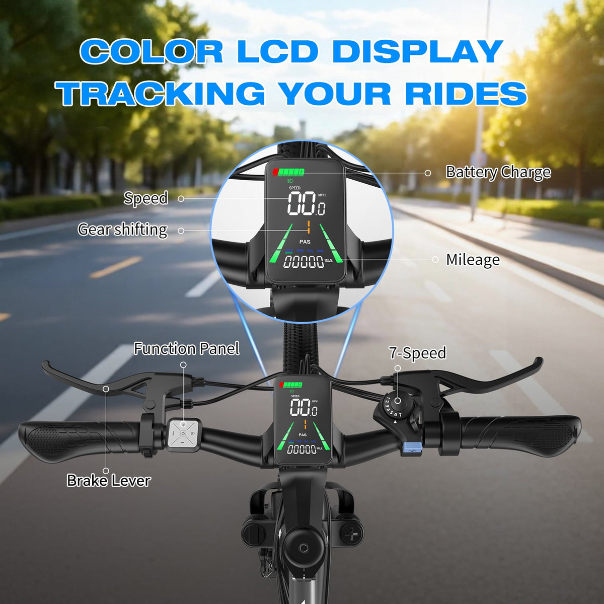 GWEIT GF26 PRO color LCD display and controls