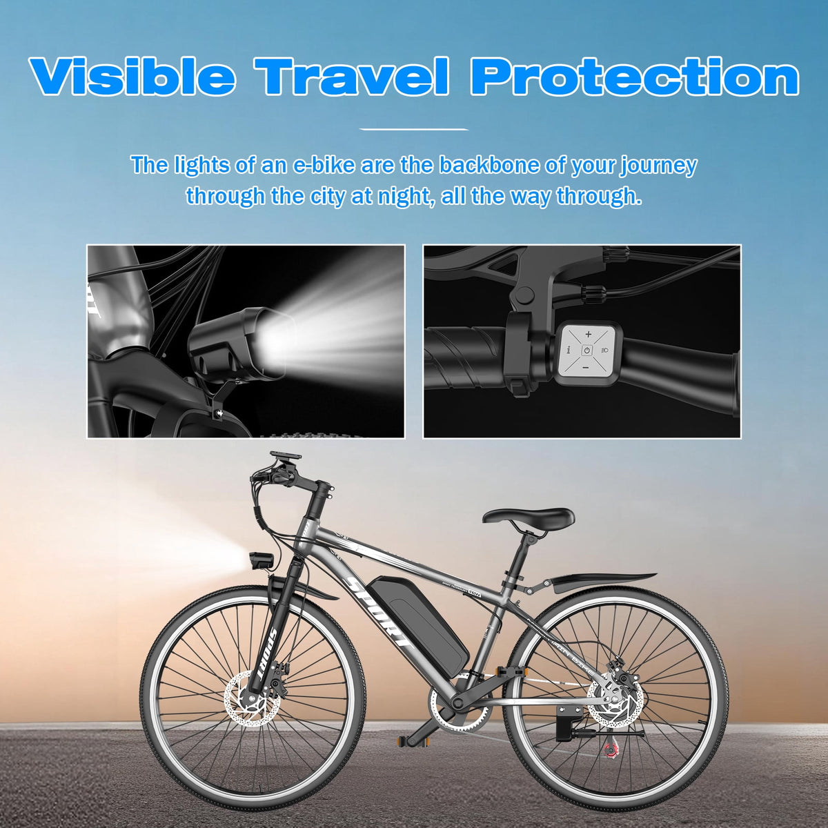 GWEIT GF26 PRO headlight and controls