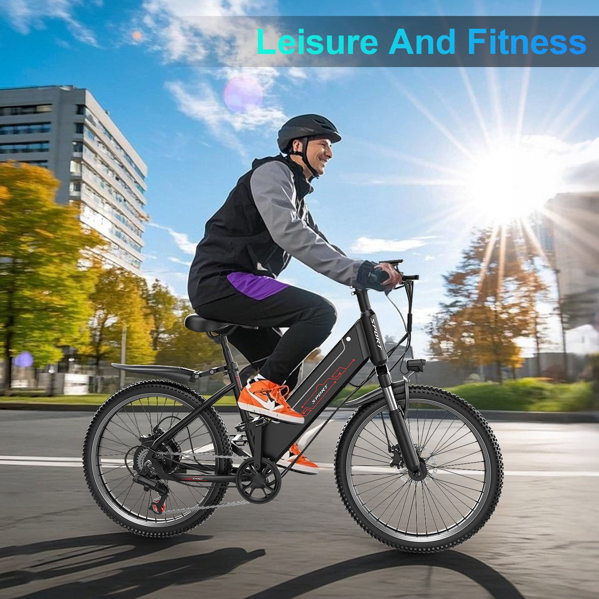 GWEIT GF26 MAX city riding illustration